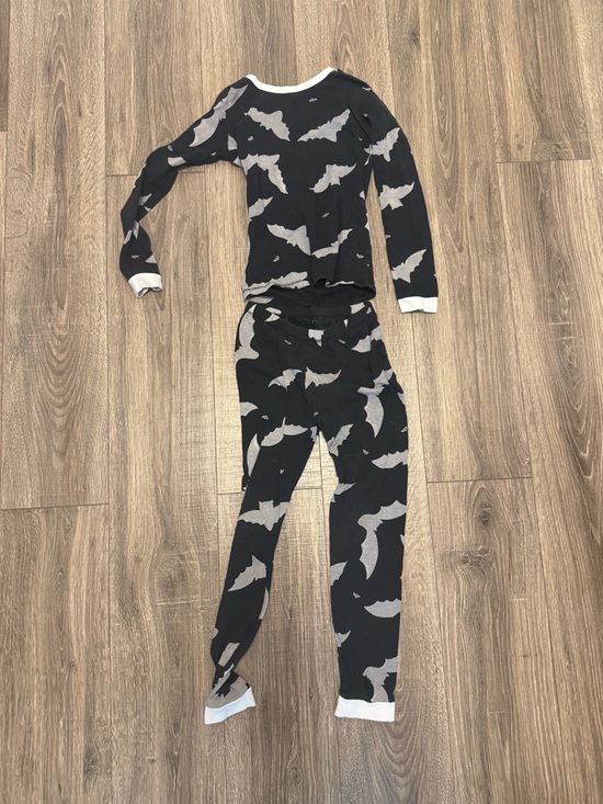 Burts Bees Other - Burt’s Bees Kids Black Bat Halloween 2 Piece Pajama Set Size 10